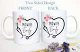 Personalized Midwife Gift, Midwife Thank You Mug, Custom Doula Gift, Midwife Coffee Mug, Funny Midwife Gift, Midwife Custom Gift