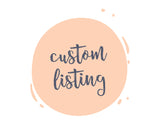 Custom Listing for Rajpreet - Expedited