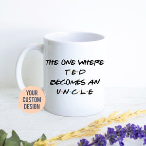Uncle Personalized Mug Gift, New Uncle Gift, Baby Announcement, Best Uncle Gift, Custom Gift for Uncle, Pregnancy Announcement, Uncle To Be
