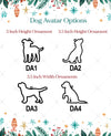 Personalized Dog Ornament | Dog Ornament, Pet Ornament, Gift for Dog Lover, Dog Name Ornament, Personalized Dog Ornament, Dog Name Ornament